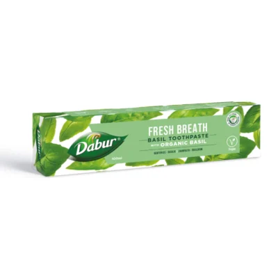 Dabur - Fluoride-Free Herbal Basil Toothpaste