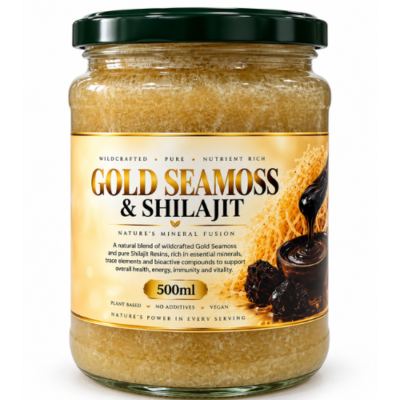 Gold Seamoss & Shilajit Gel